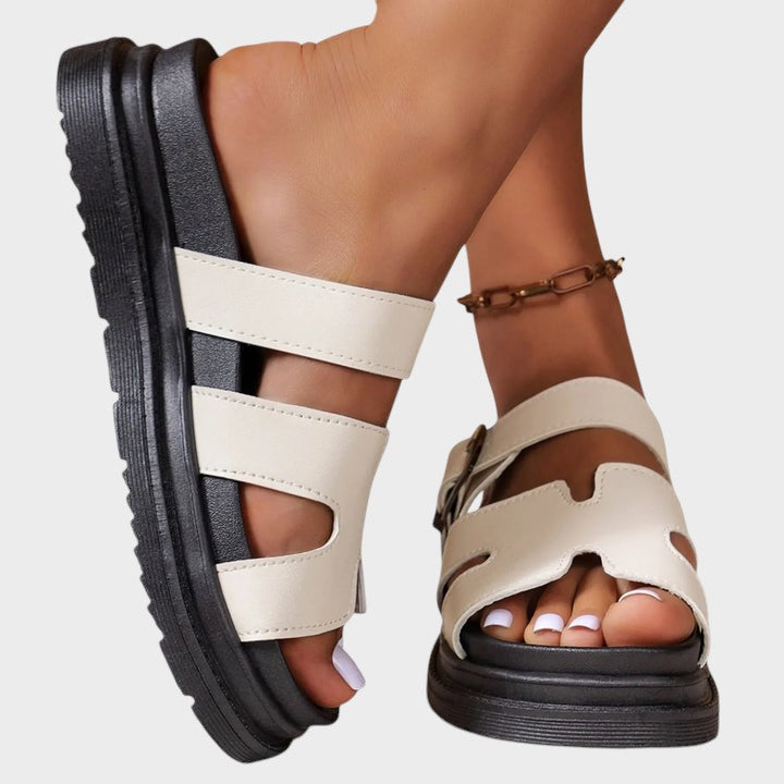 Ana - Sandalias ortopédicas con diseño en forma de H