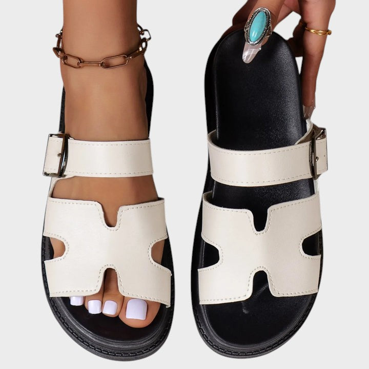 Ana - Sandalias ortopédicas con diseño en forma de H