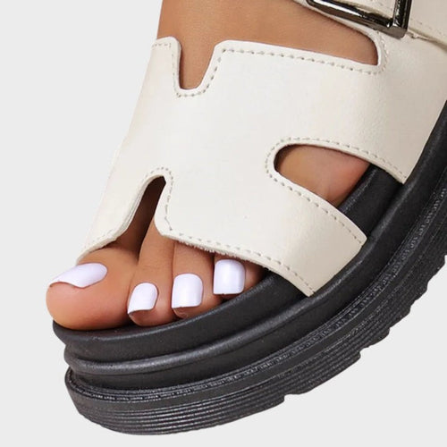 Ana - Sandalias ortopédicas con diseño en forma de H