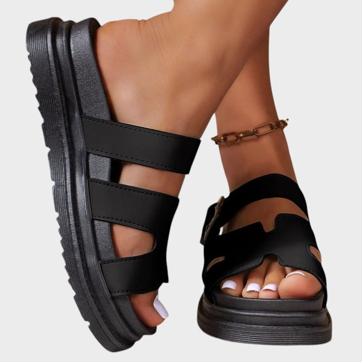Ana - Sandalias ortopédicas con diseño en forma de H