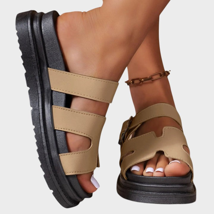 Ana - Sandalias ortopédicas con diseño en forma de H