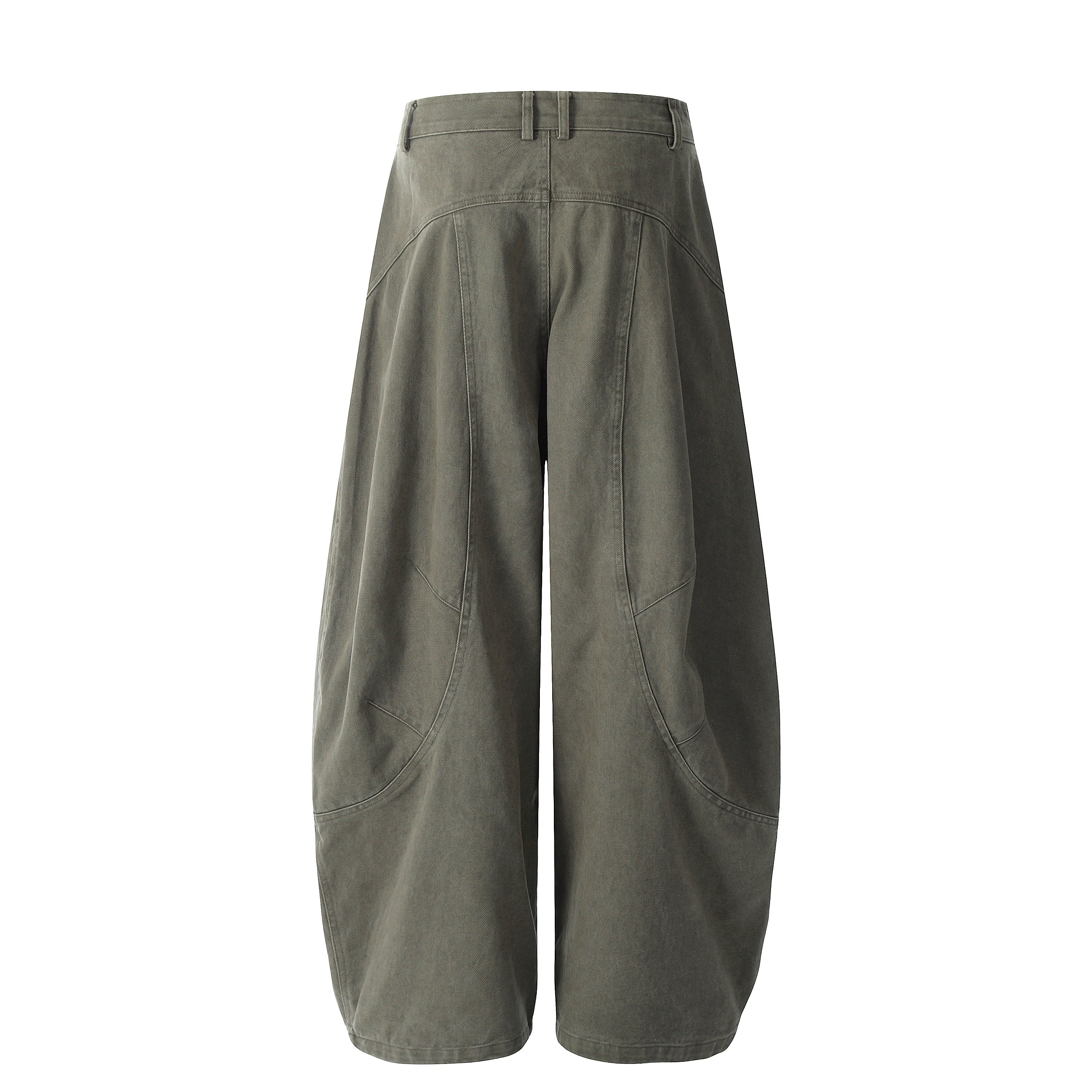 Pantalones globo con bolsillos en forma de arco vintage