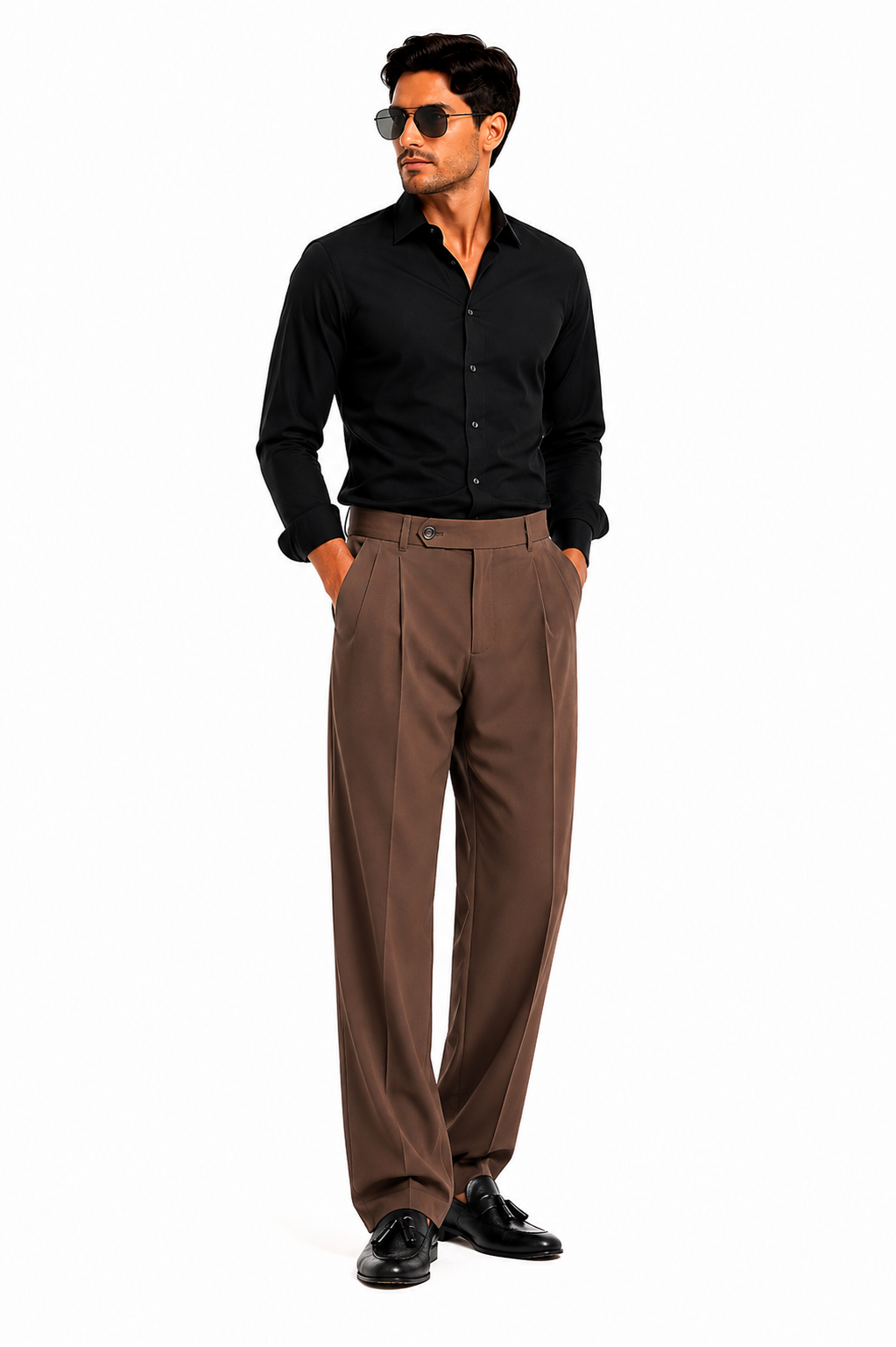 PANTALÓN BAGGY DOBLE PINZA