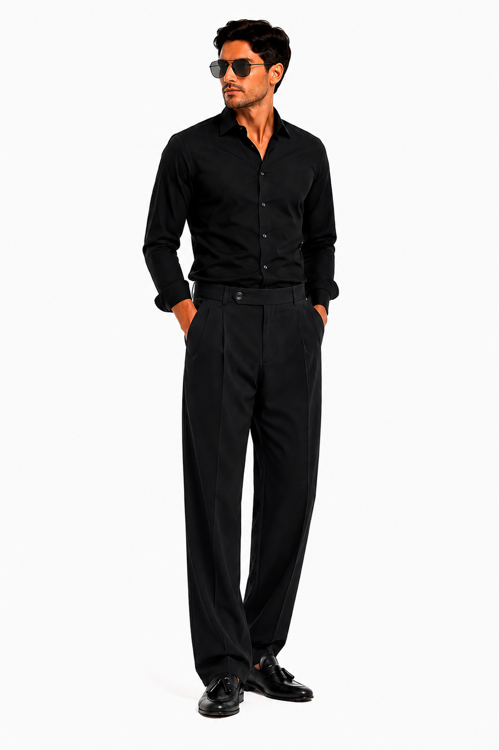 PANTALÓN BAGGY DOBLE PINZA