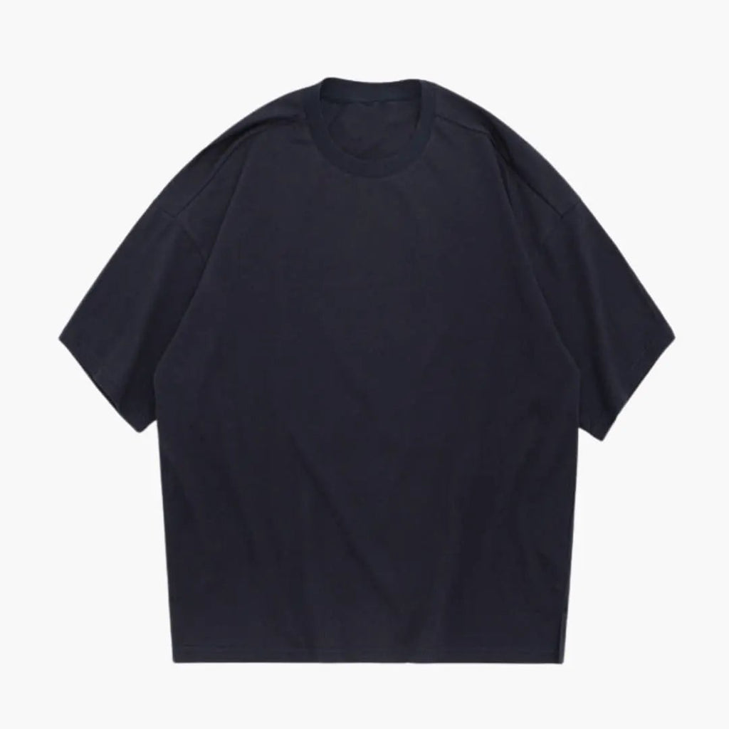 Camiseta Oversize de Hombre con Cuello Redondo y Manga Corta