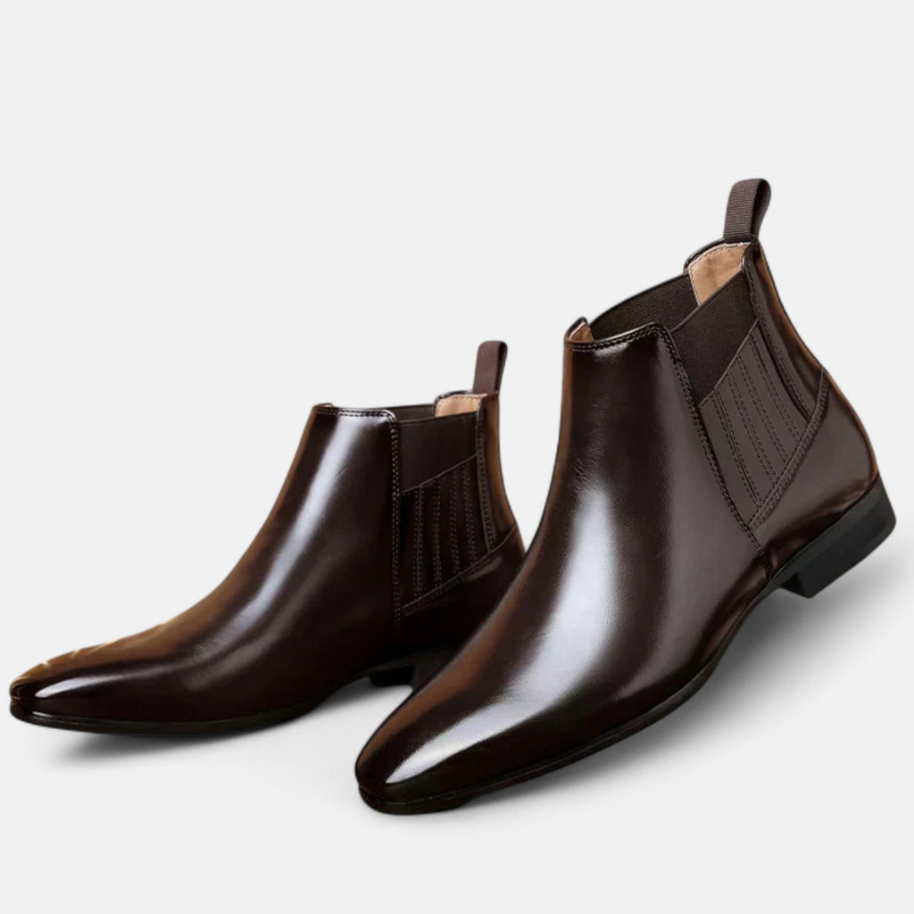 Faustino | Botines Elegantes de Piel Sintética