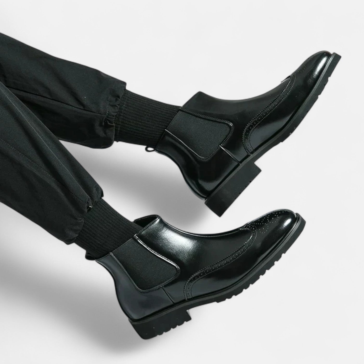 Marzio | Elegantes botas para hombre de piel sintética