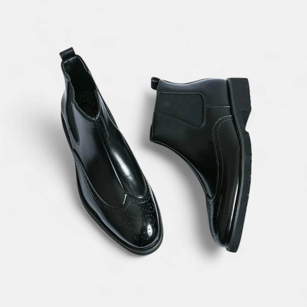 Marzio | Elegantes botas para hombre de piel sintética
