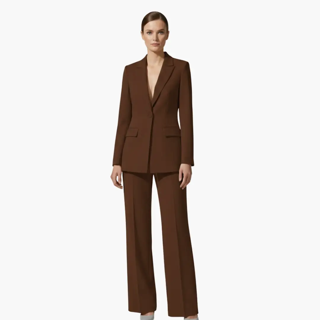 Conjunto de Dos Piezas para Mujer con Blazer y Pantalón
