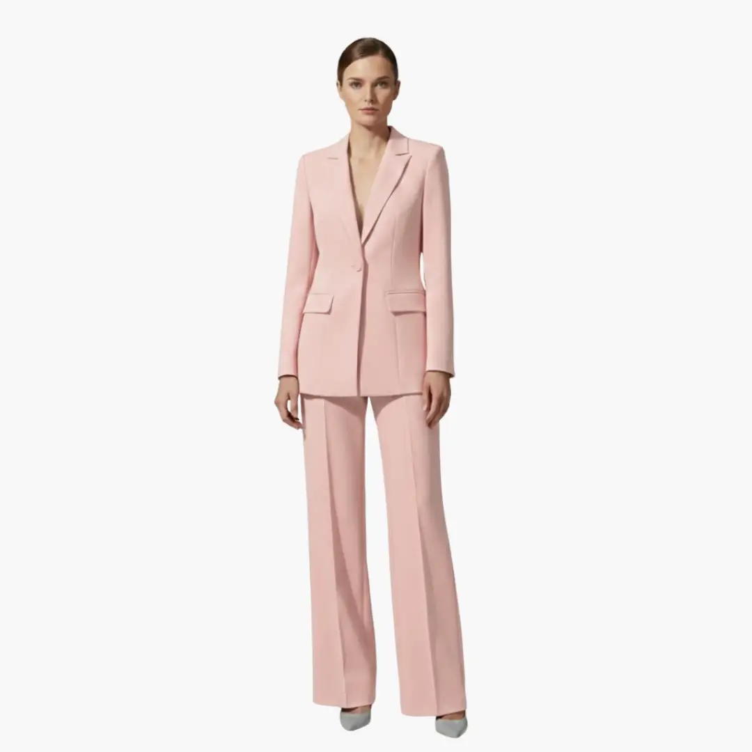 Conjunto de Dos Piezas para Mujer con Blazer y Pantalón