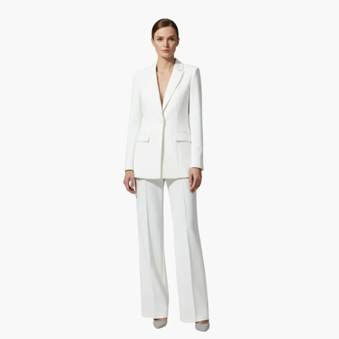 Conjunto de Dos Piezas para Mujer con Blazer y Pantalón