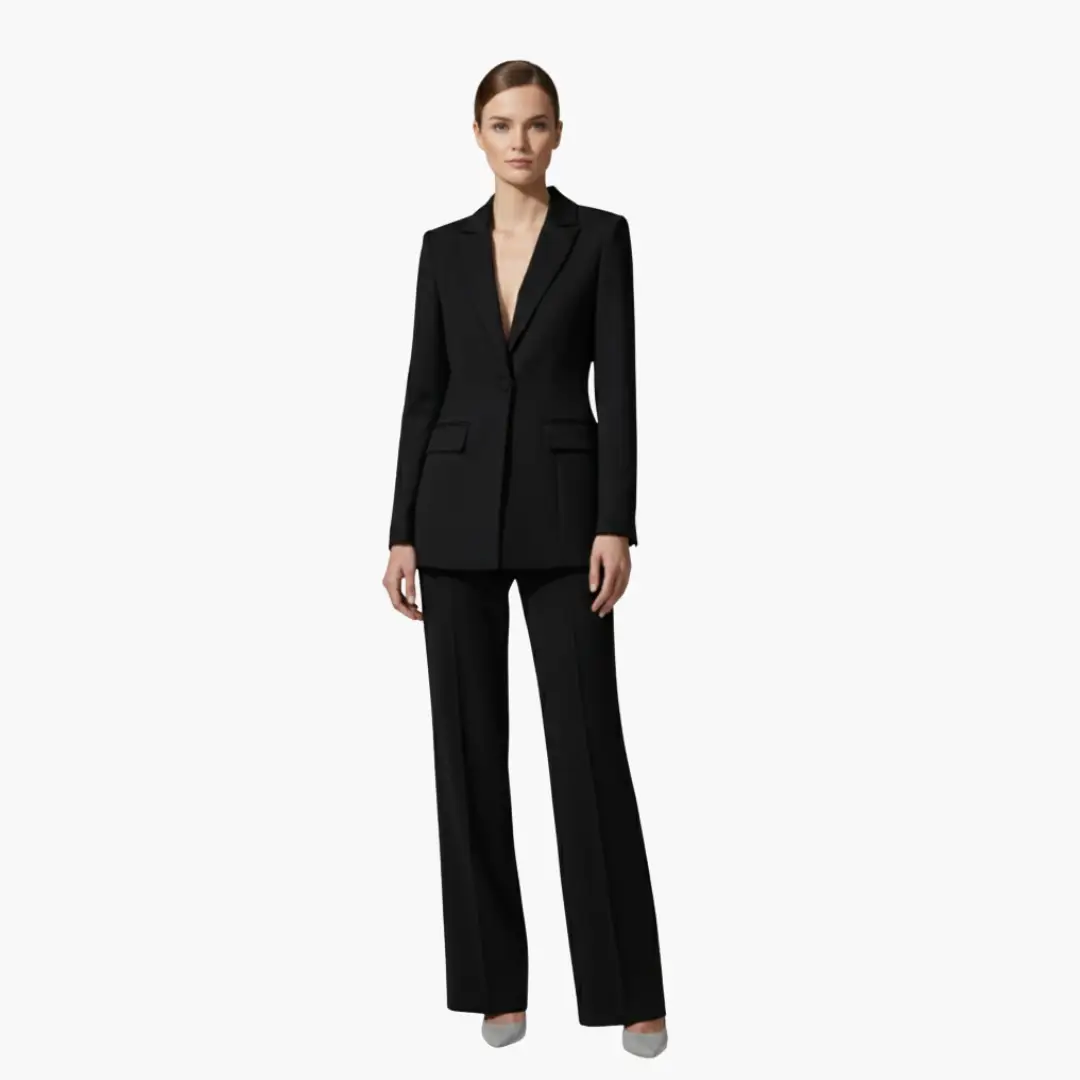 Conjunto de Dos Piezas para Mujer con Blazer y Pantalón
