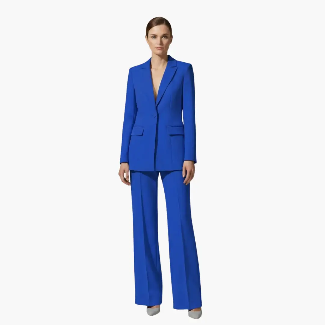 Conjunto de Dos Piezas para Mujer con Blazer y Pantalón