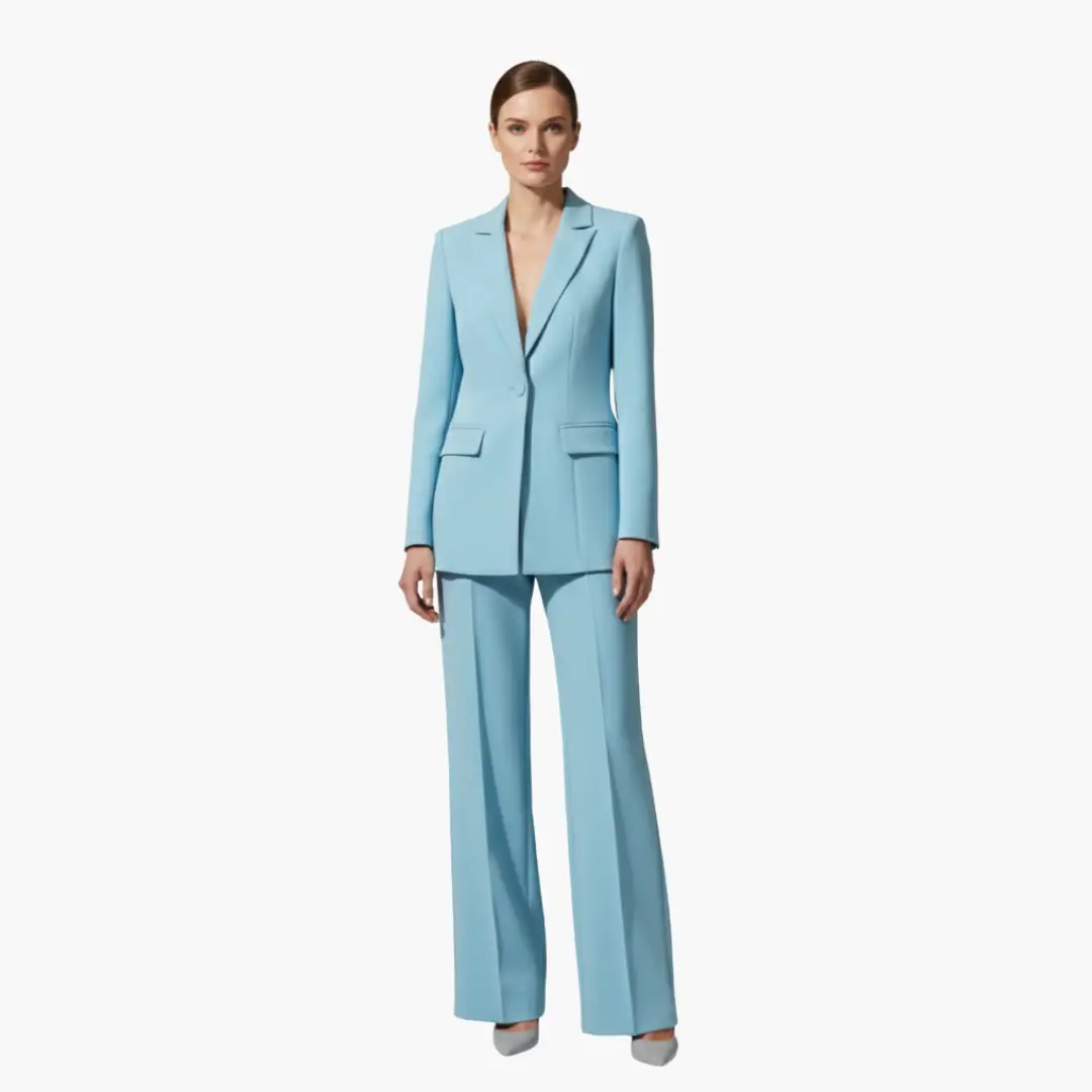 Conjunto de Dos Piezas para Mujer con Blazer y Pantalón