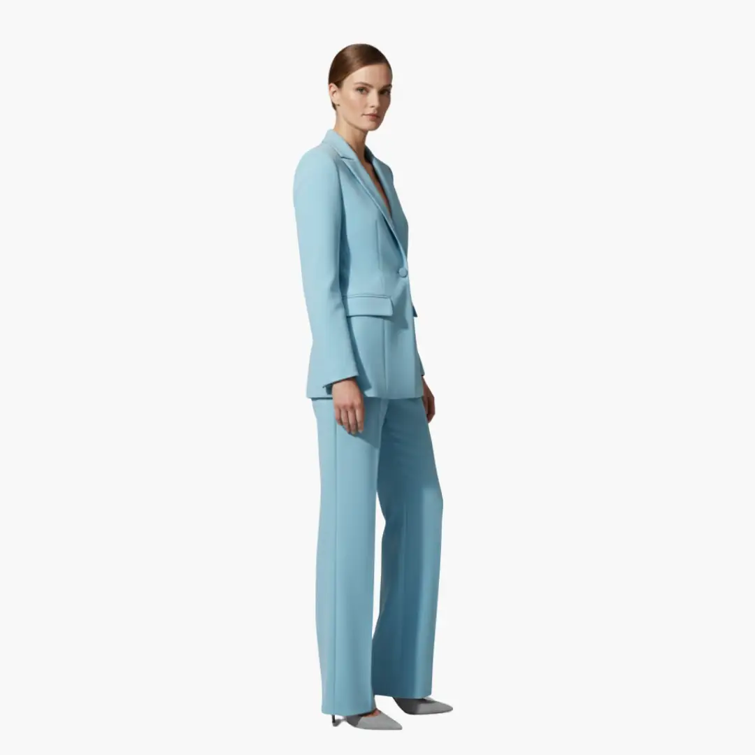 Conjunto de Dos Piezas para Mujer con Blazer y Pantalón