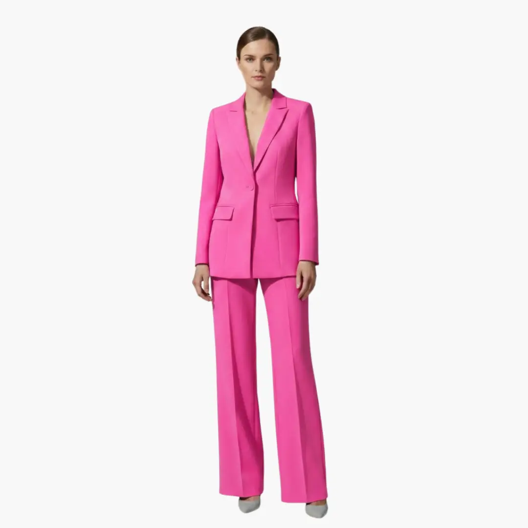 Conjunto de Dos Piezas para Mujer con Blazer y Pantalón