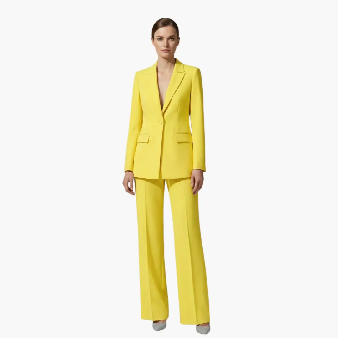 Conjunto de Dos Piezas para Mujer con Blazer y Pantalón
