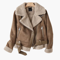 Chaqueta con Cremallera, Forro de Pelo y Bajo Ajustable