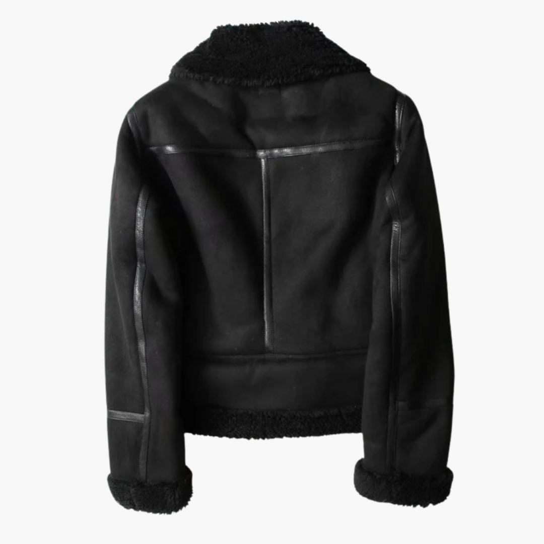 Chaqueta con Cremallera, Forro de Pelo y Bajo Ajustable
