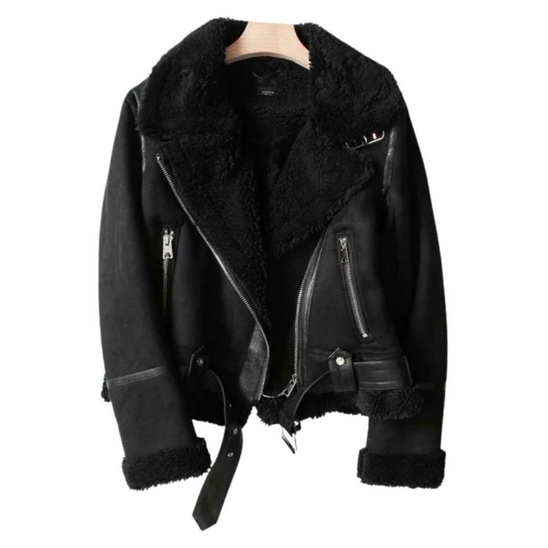 Chaqueta con Cremallera, Forro de Pelo y Bajo Ajustable