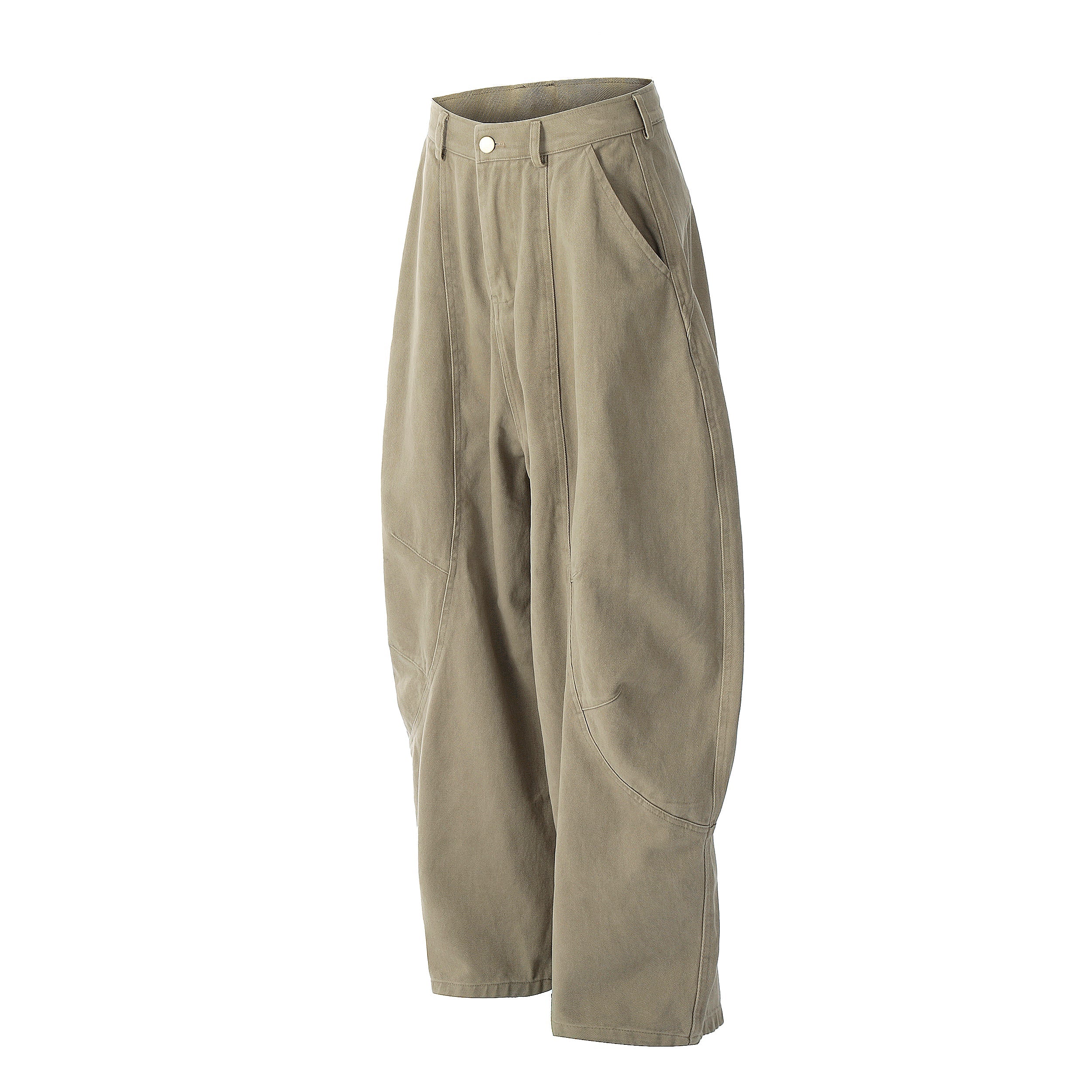Pantalones globo con bolsillos en forma de arco vintage