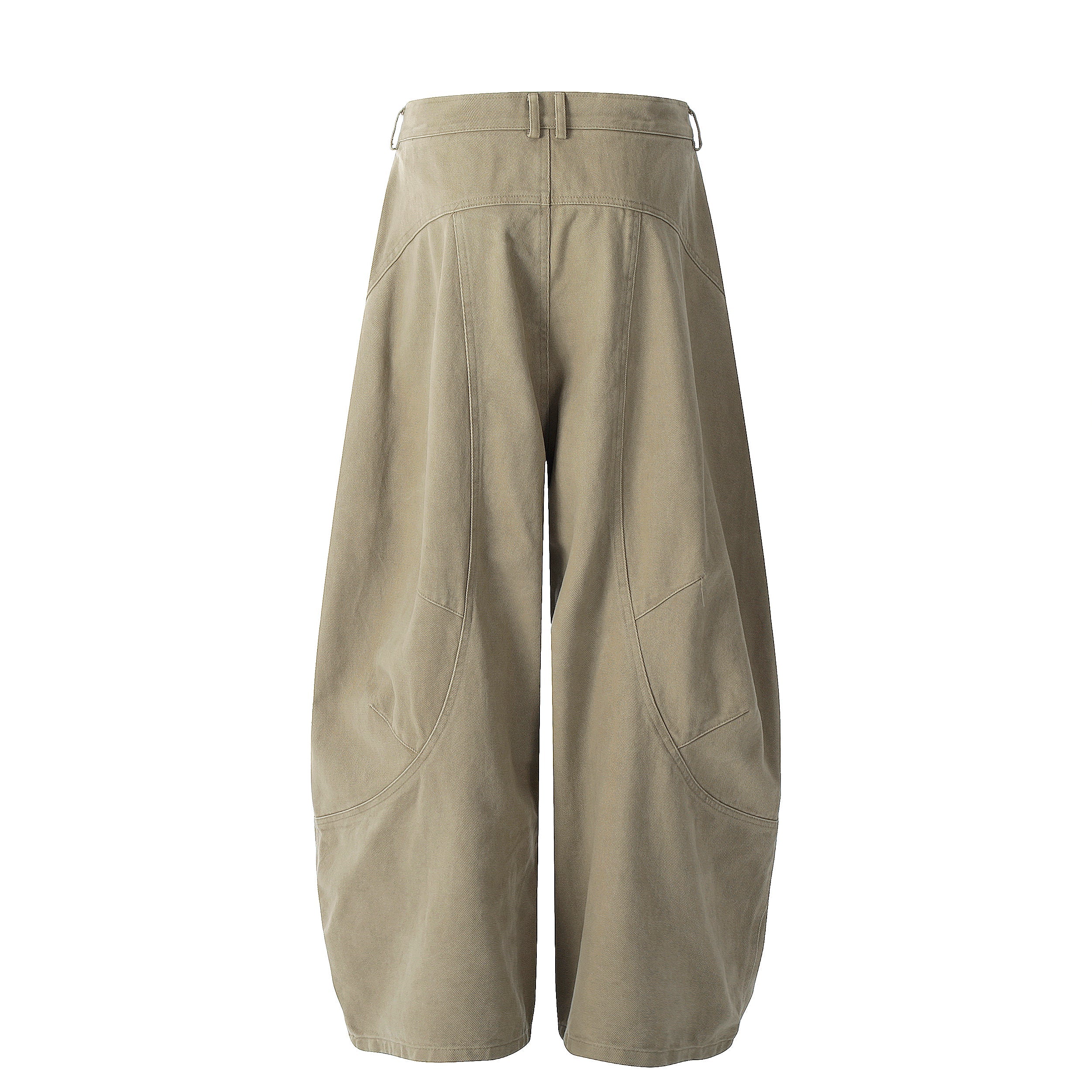 Pantalones globo con bolsillos en forma de arco vintage