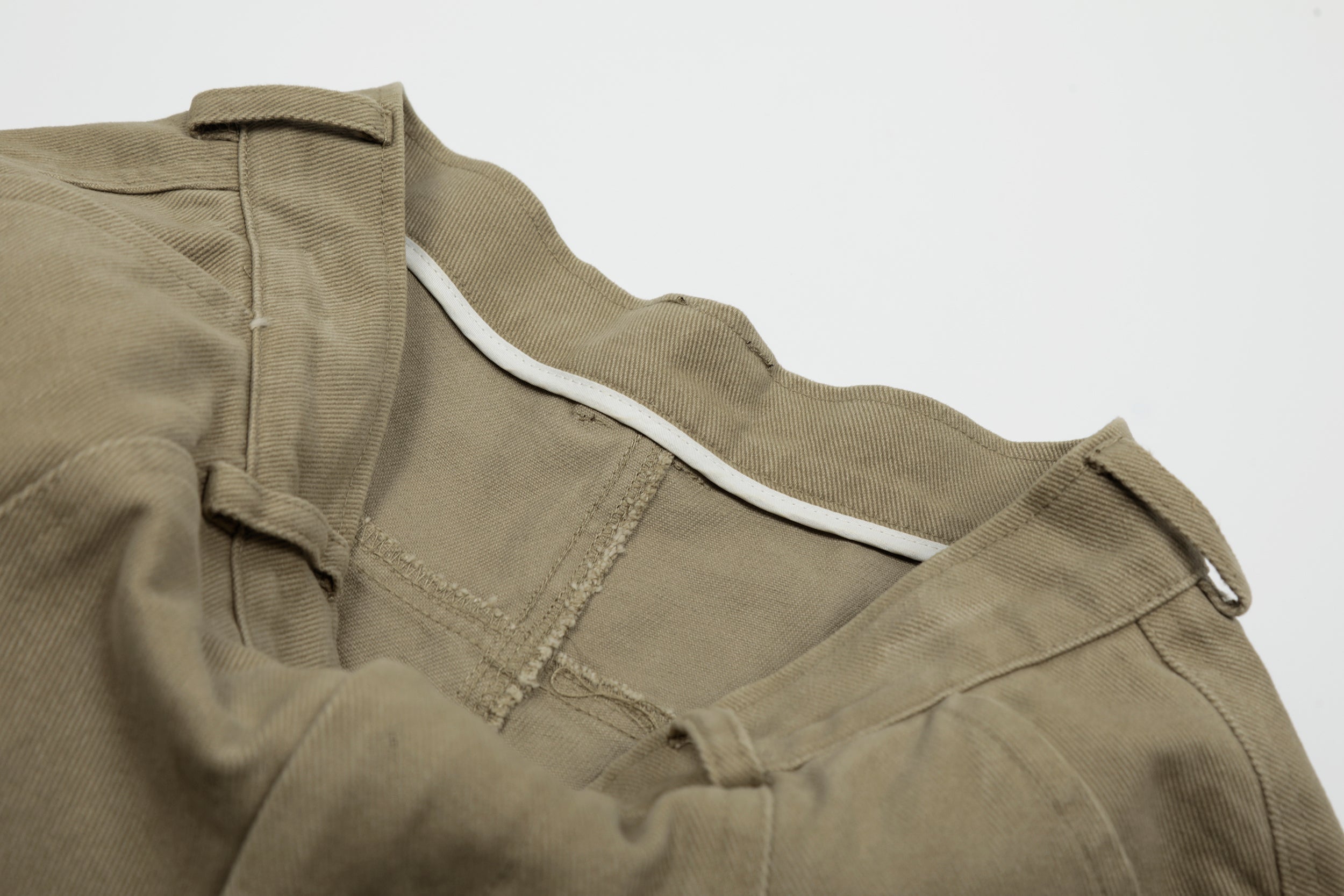 Pantalones globo con bolsillos en forma de arco vintage