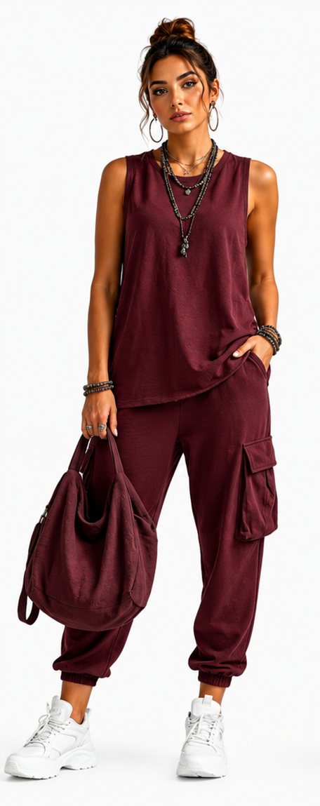 Valentina | Conjunto Casual Suave con Bolsillos