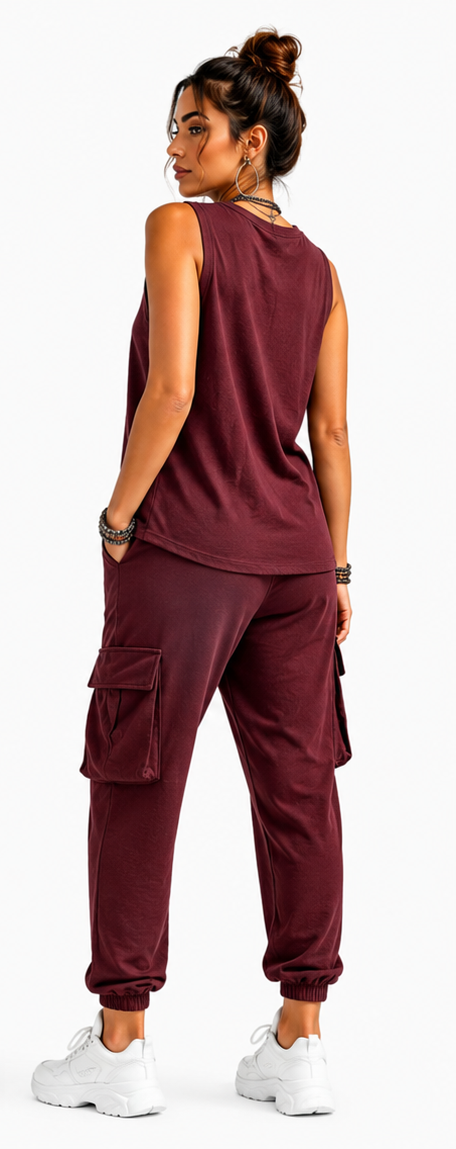 Valentina | Conjunto Casual Suave con Bolsillos