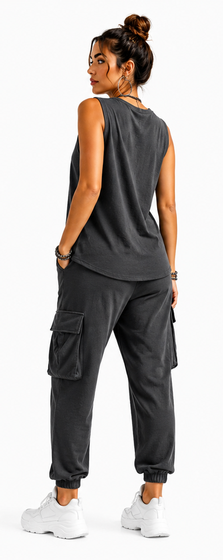 Valentina | Conjunto Casual Suave con Bolsillos