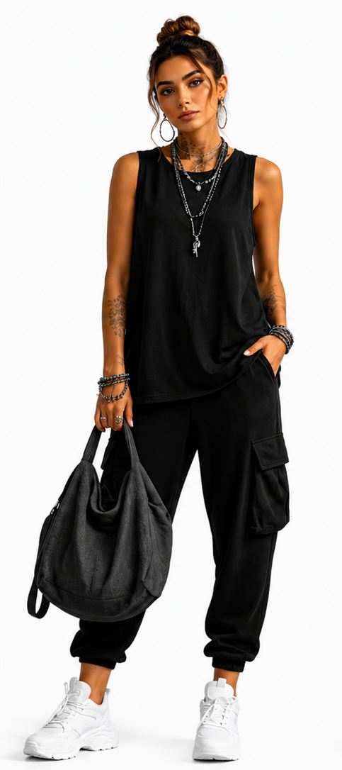 Valentina | Conjunto Casual Suave con Bolsillos