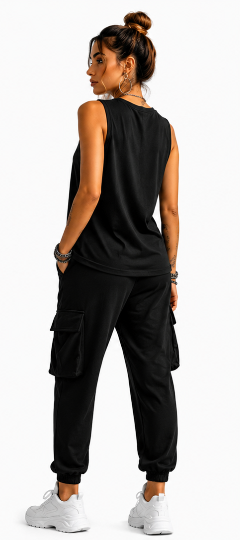 Valentina | Conjunto Casual Suave con Bolsillos
